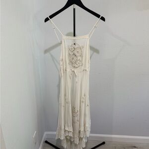 Spell Cream Lace-Trim Slip